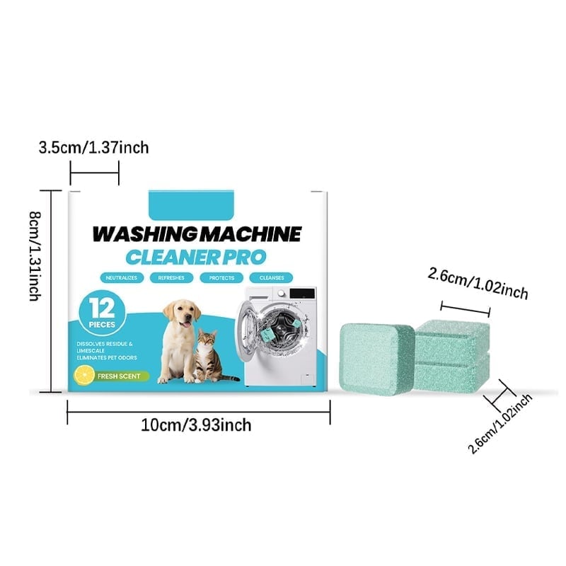 Washing machine cleaning tablets