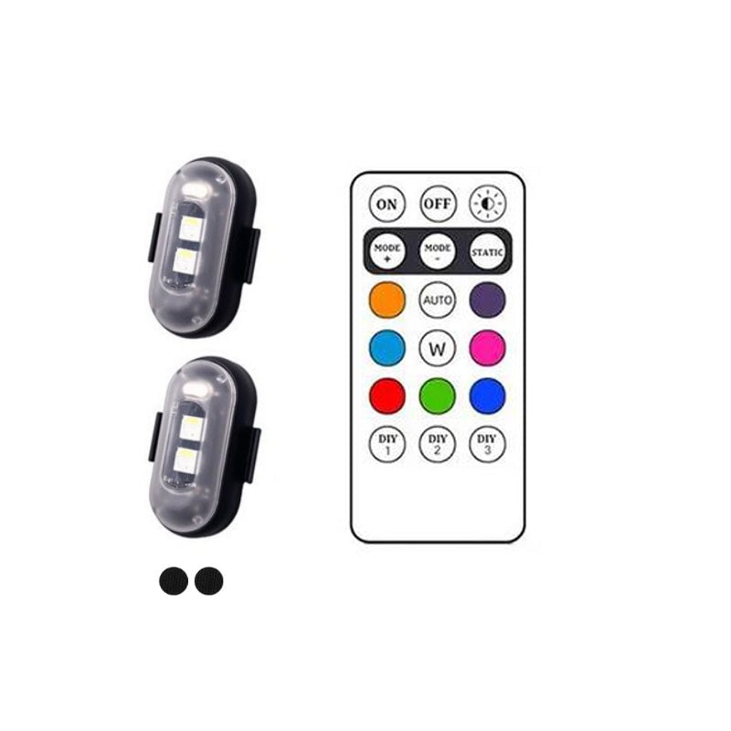 2 light with wireless remote