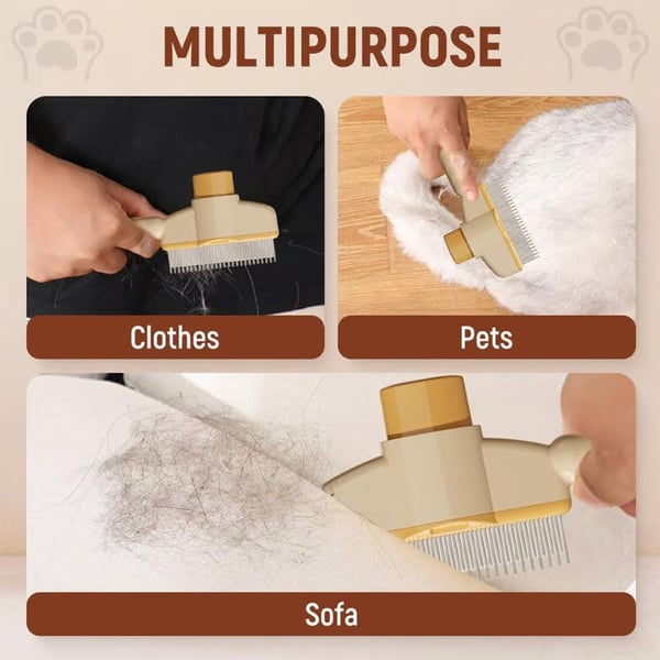 【Sale】 Self-cleaning Pet Flea Comb Grooming Brush