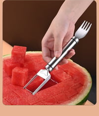 Wassermelonenschneider aus Edelstahl - müheloses Schneiden von Obst