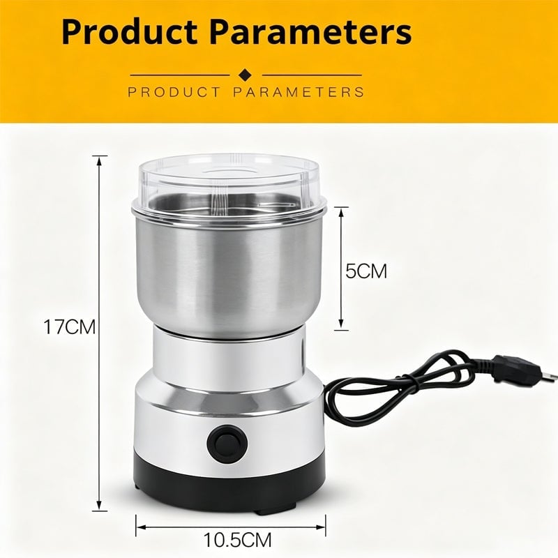 High-Speed Stainless Steel Grain Grinder