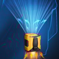 Outdoor digital display waist fan