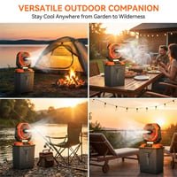 Kexon™ Outdoor Camping Emergency Spray Fan
