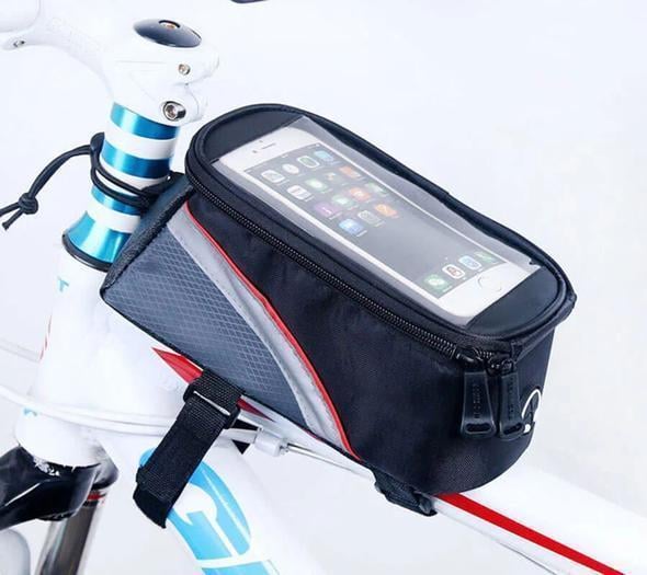 Touch screen bike bag