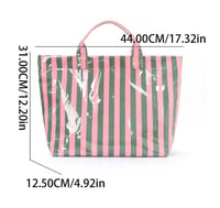 Striped Tote Bag