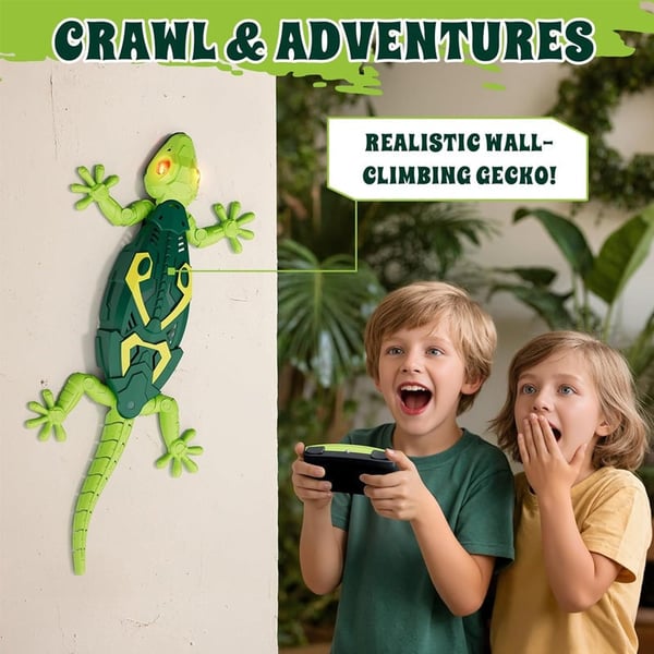 Electric Lizard Toy with LED Glowing Eyes