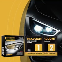 Headlight Restoration Wipes Kit