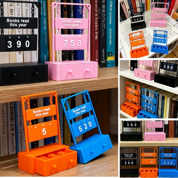 Hanging Book Counter With Numbers