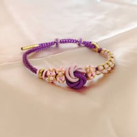 Peach Blossom Knot Braided Bracelet
