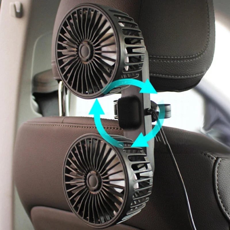 Elektrischer Doppelkopflüfter für die Rückseite des Autos