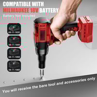 Sakerplus Brushless Rivet Gun Tool for Rivets