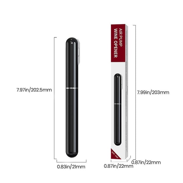 Vinåpner med luftpumpe