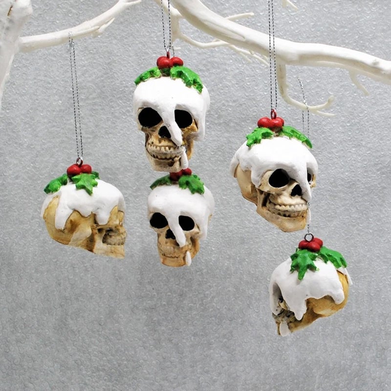 Weihnachtsmann Schädel Anhänger
