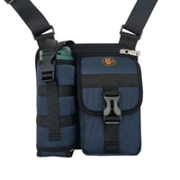 Sacs imperméables de fronde de bandoulière de poitrine de camping avec le support de bouteille d'eau