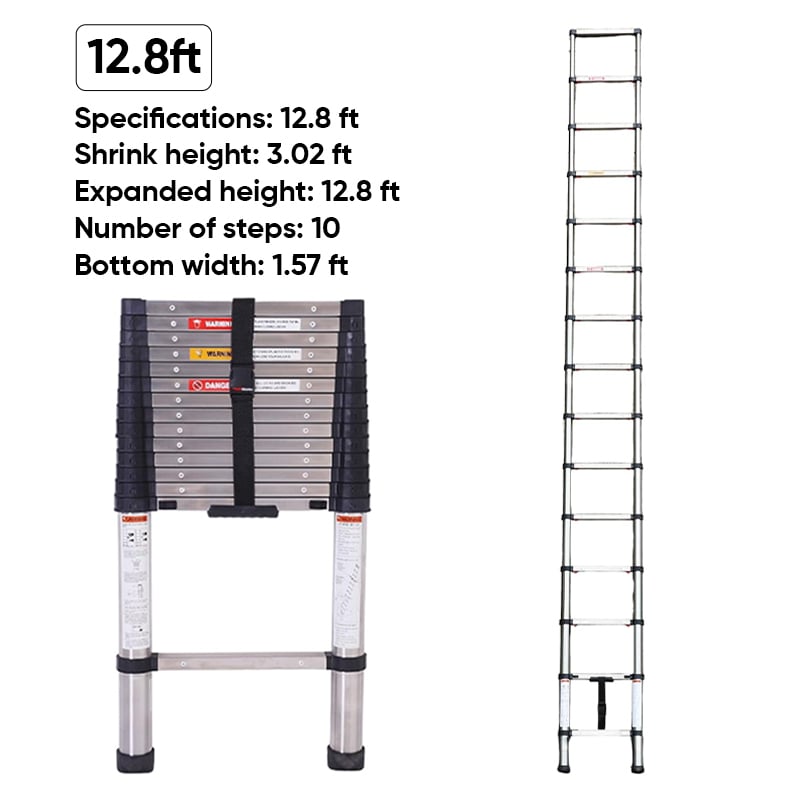 Sakerplus Portable Collapsible Extension Ladder