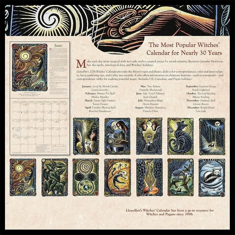 2026 Witches' Calendar