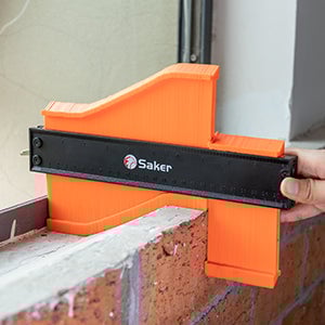 Saker 12/25CM Konturenlehre Profillehre - Vervielfältigungslehre mit Schloss