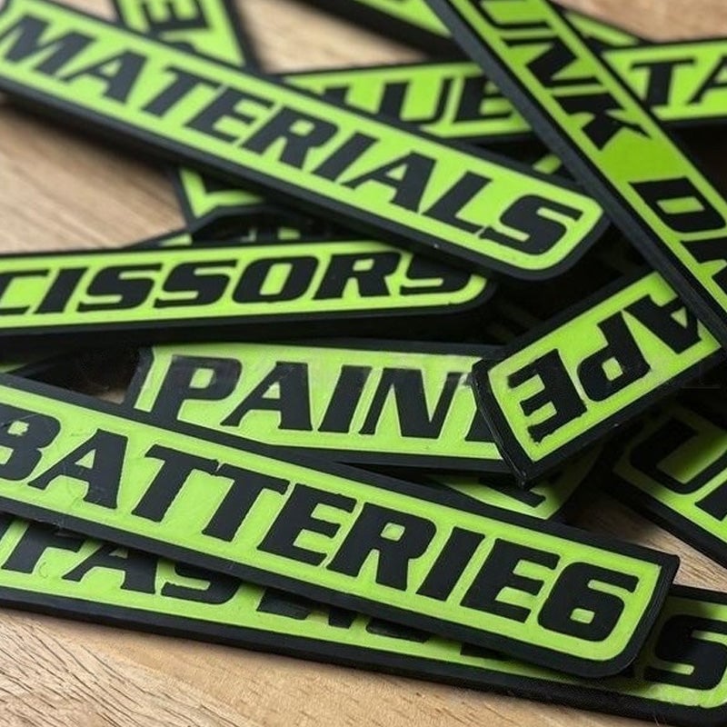 Magnetic Toolbox Labels