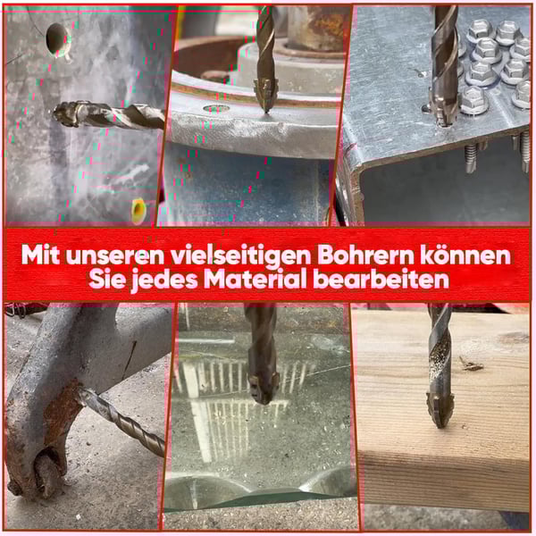 Vierschneidiger Exzenterbohrer