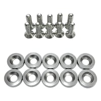 JDM Nickel Plated Bolt Washer Kit