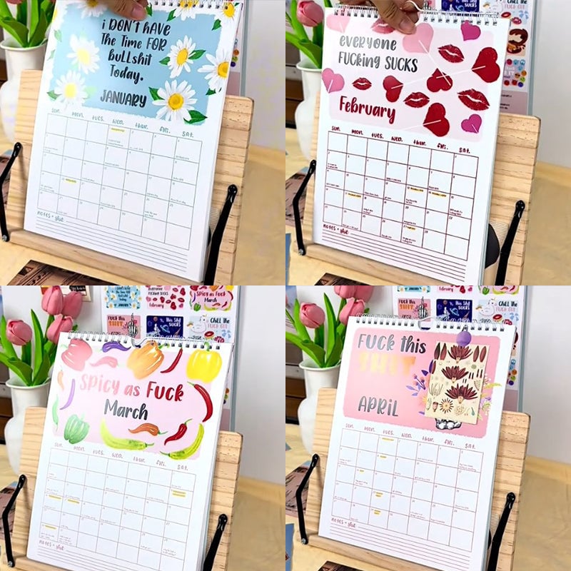 2025 Here We Fucking Go Again-kalender