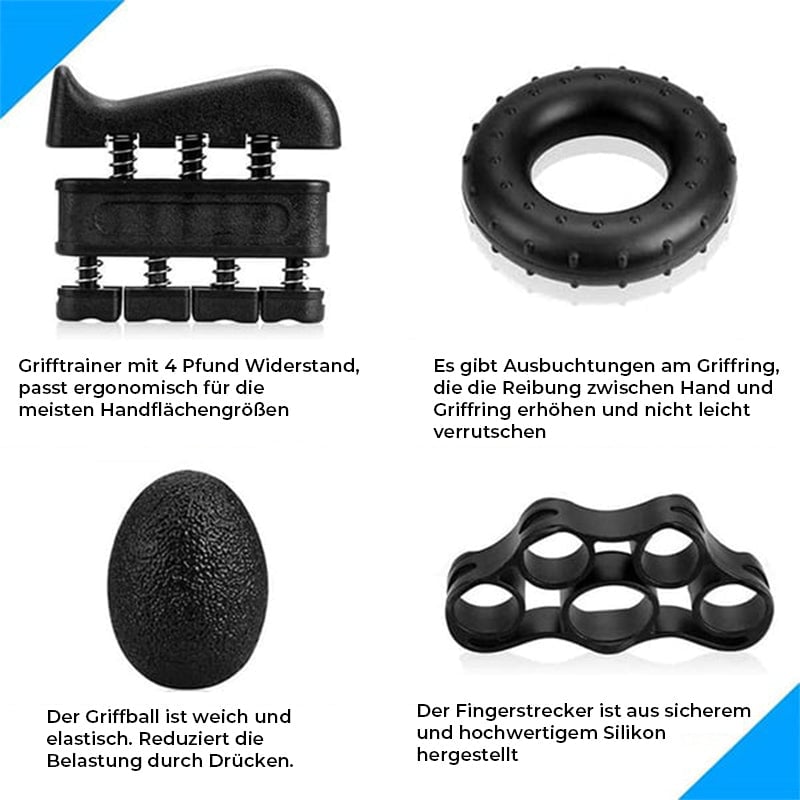 Handgriff-Stärker-Set (5er-Pack)