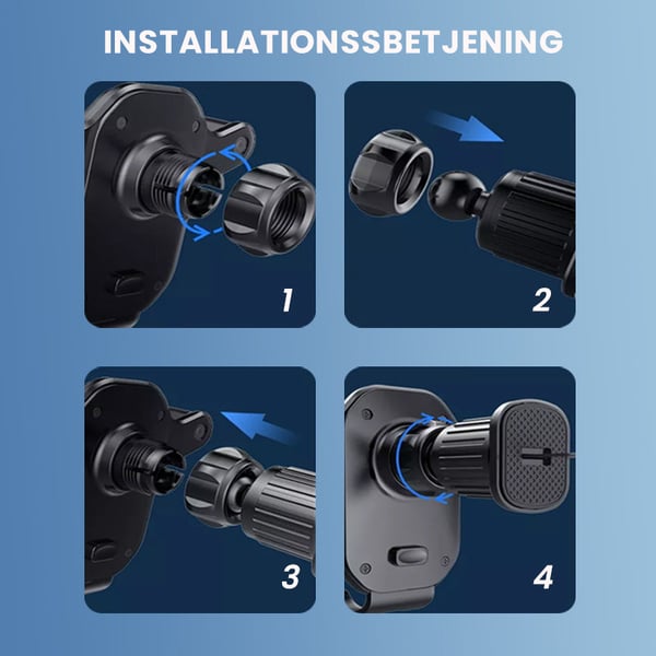 【Sale】Krogmonteret telefonbeslag til bilen