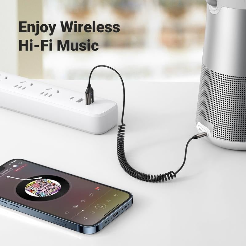 Bluetooth 5.3 Wireless Receiver for Hands-Free Car Audio