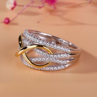 Mother & Daughter Forever Linked Together ring
