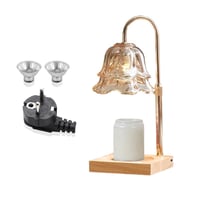 Wood Candle Warmer Lamp with Timer