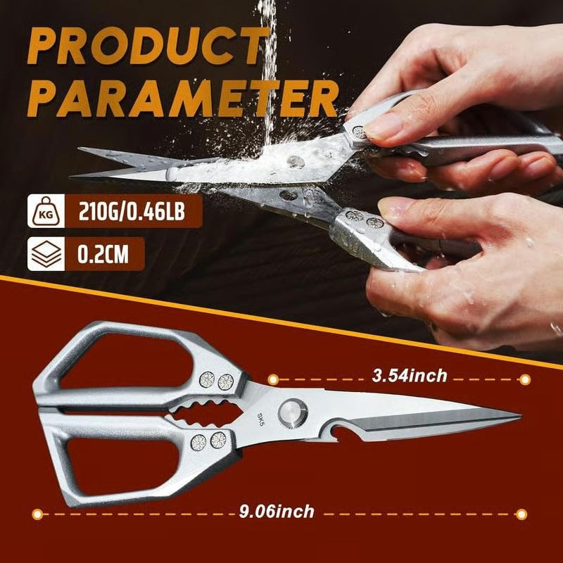 ✨ Kitchen Scissors All Purpose - Stainless Steel Kitchen Shears