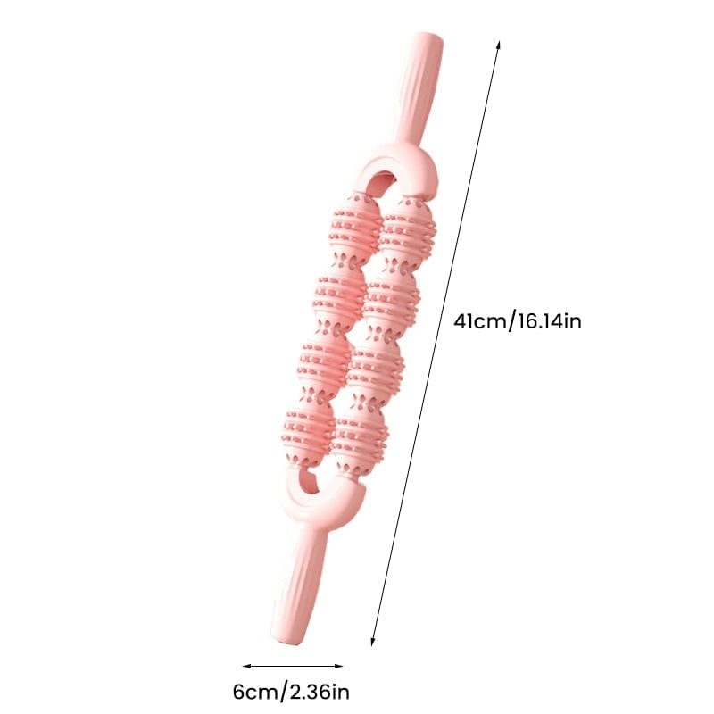 8-Wiel Sensory Massage Stick met twee rijen