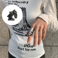 Punk Gothic Rock Metal Knuckle Finger Rings