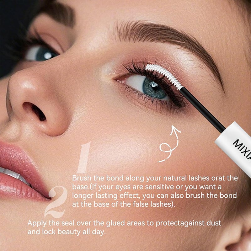 Dual-Ended Eyelash Glue – Waterproof & Clear