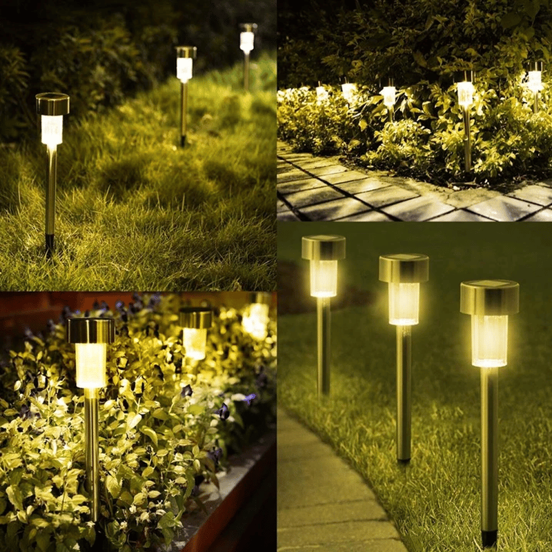 Zonne-tuinverlichting, 10 stuks