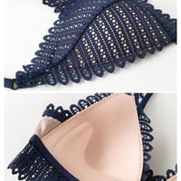 Soutien-gorge Respirant en Dentelle Agrafes Devant