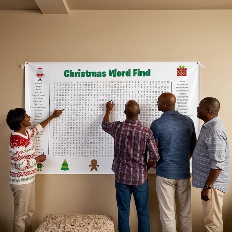 Word Fill-in Puzzle Poster