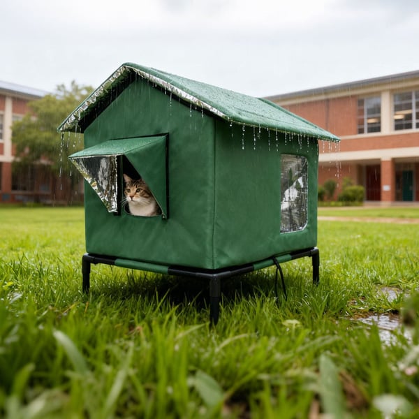 Rainproof Cold-resistant Shelter for Stray Cats