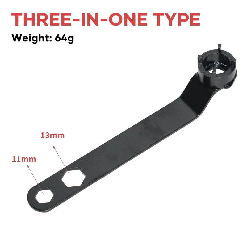 Four-jaw angle grinder wrench