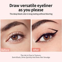 Dual-Head Design Rotating Eyeliner Stamp Pen