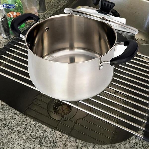Nettjade™Faltbares Edelstahl Spüle Trockengestell