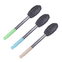 Long handle stainless steel pot brush
