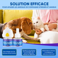 Ensemble diffuseur de phéromones apaisantes pour animaux (versions chat et chien)