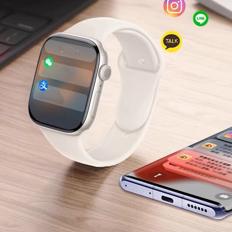 Vielseitige Smart-AI-Uhr mit Touchscreen-Display