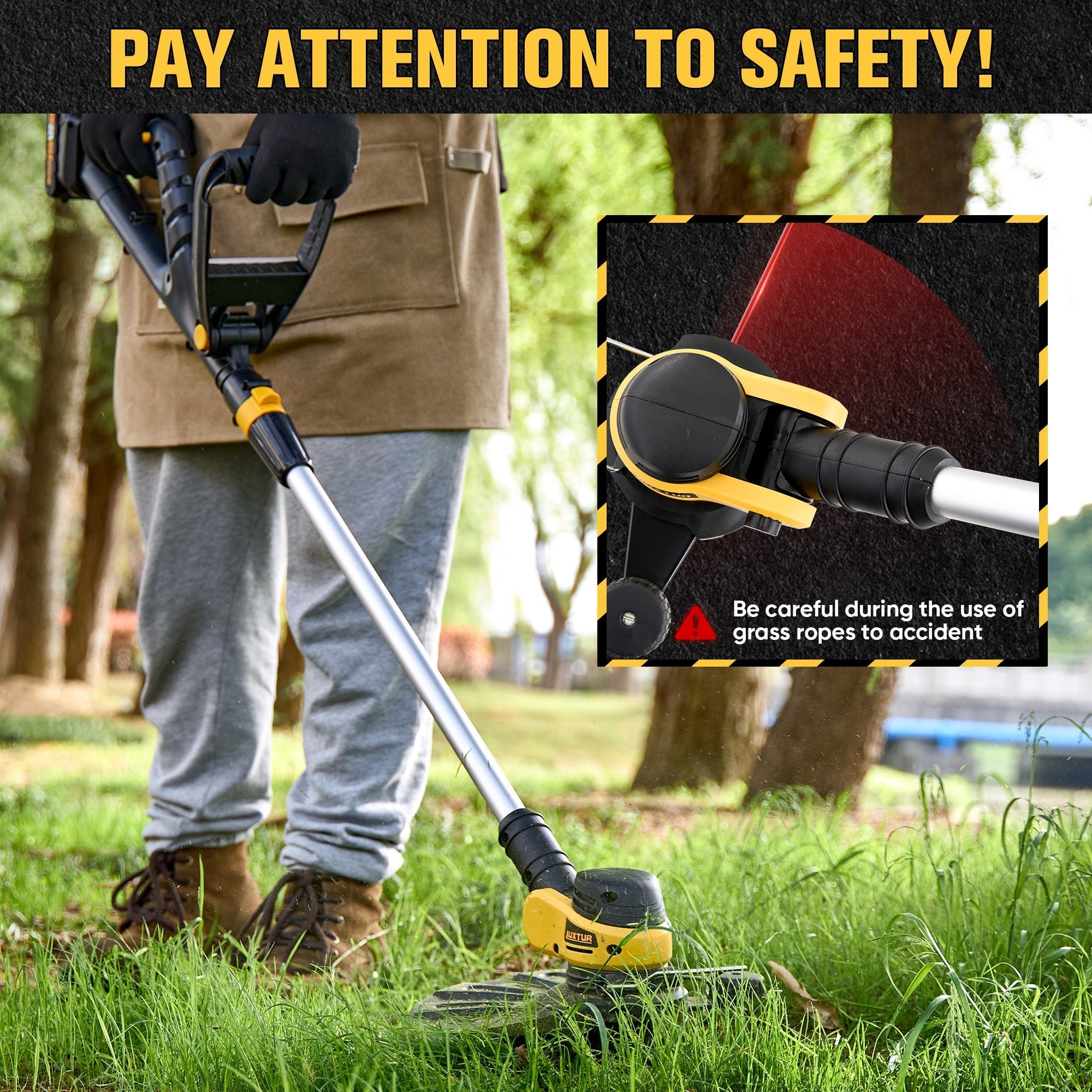 Sakerplus 22V Cordless String Trimmers
