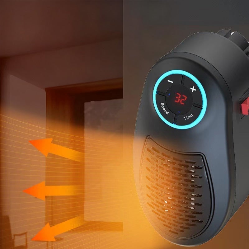 Quick-Heat Mini Wall-Mounted Electric Heater