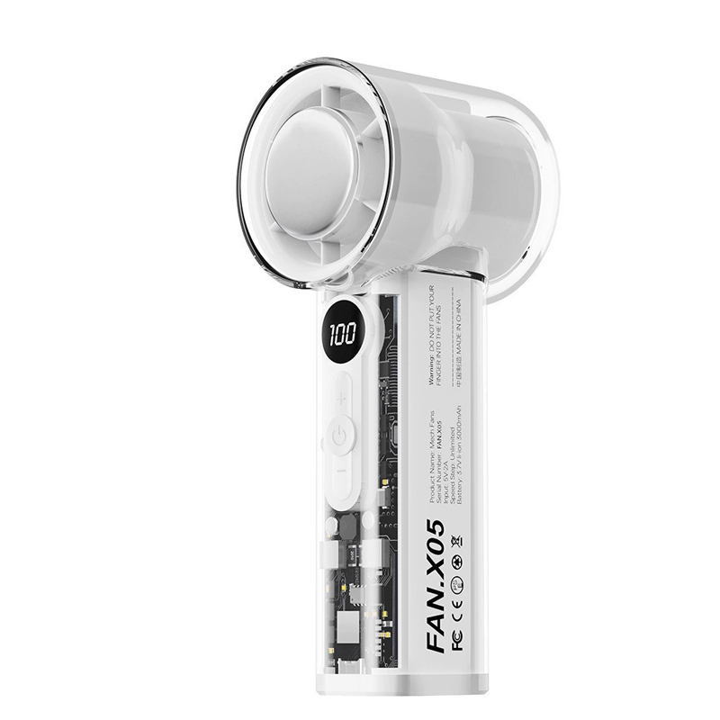 Transparent Mecha USB Turbo Fan with Semiconductor Cooling