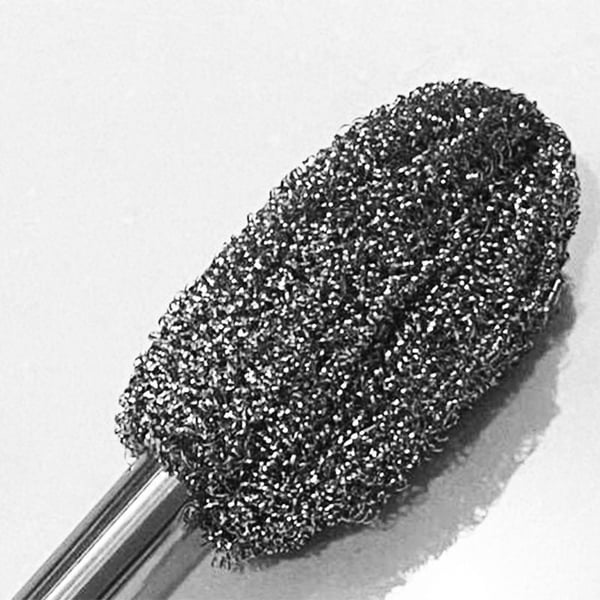 Long handle stainless steel pot brush