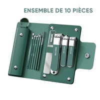 Ensemble coupe-ongles avec fente de rangement pour ongles