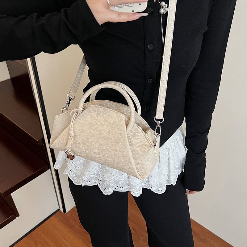Fashion Simple Solid Colour Shoulder Bag